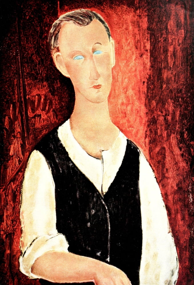 Portrait of a Young Farmer 1918-19 Canvas Art - Amedeo Modigliani (24 x 36)
