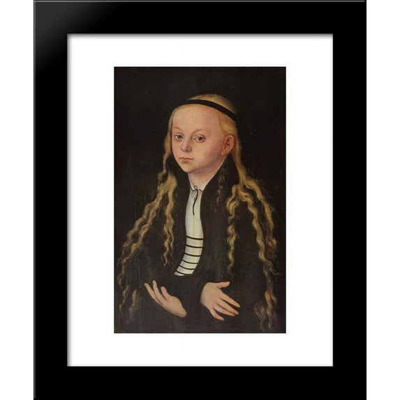 Portrait of a Young Girl (Magdalena Luther) 20x24 Framed Art Print by Lucas Cranach the Elder