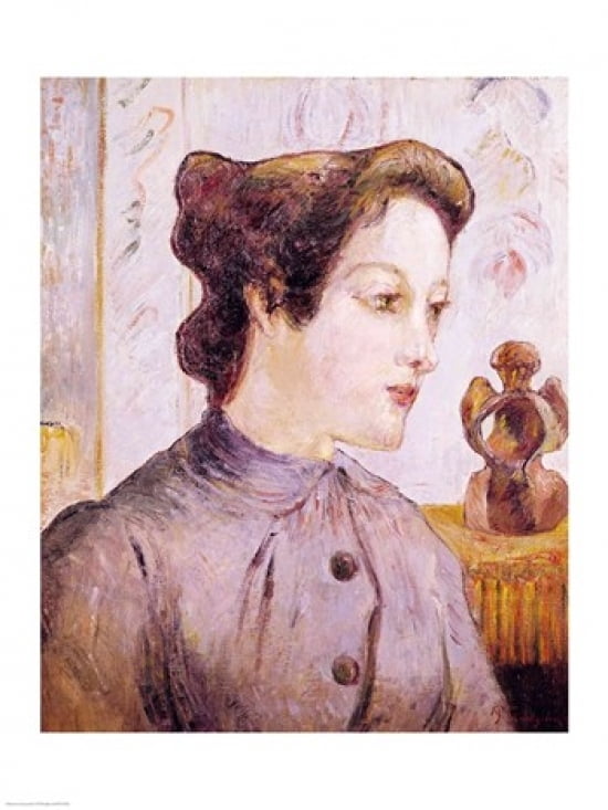 Portrait of a Young Woman 1886 Canvas Art - Paul Gauguin (24 x 36)