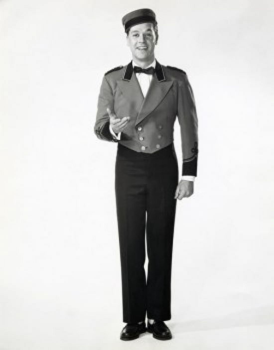 Portrait of a bellhop smiling Canvas Art - (18 x 24)