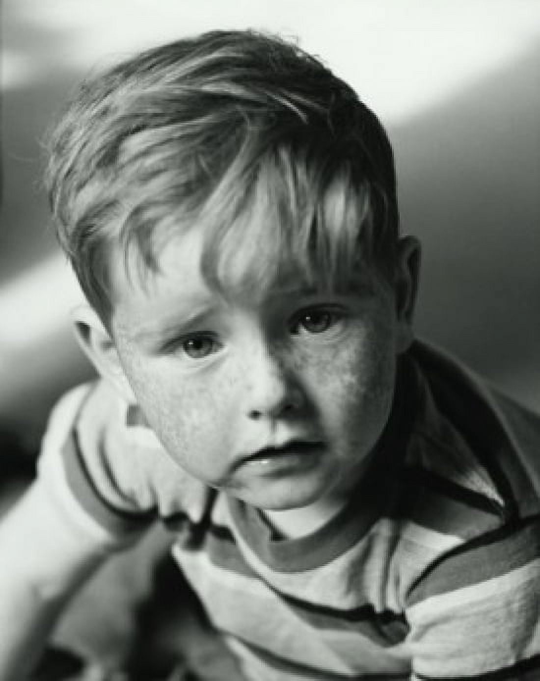 Portrait of a boy looking sad Canvas Art - (18 x 24)
