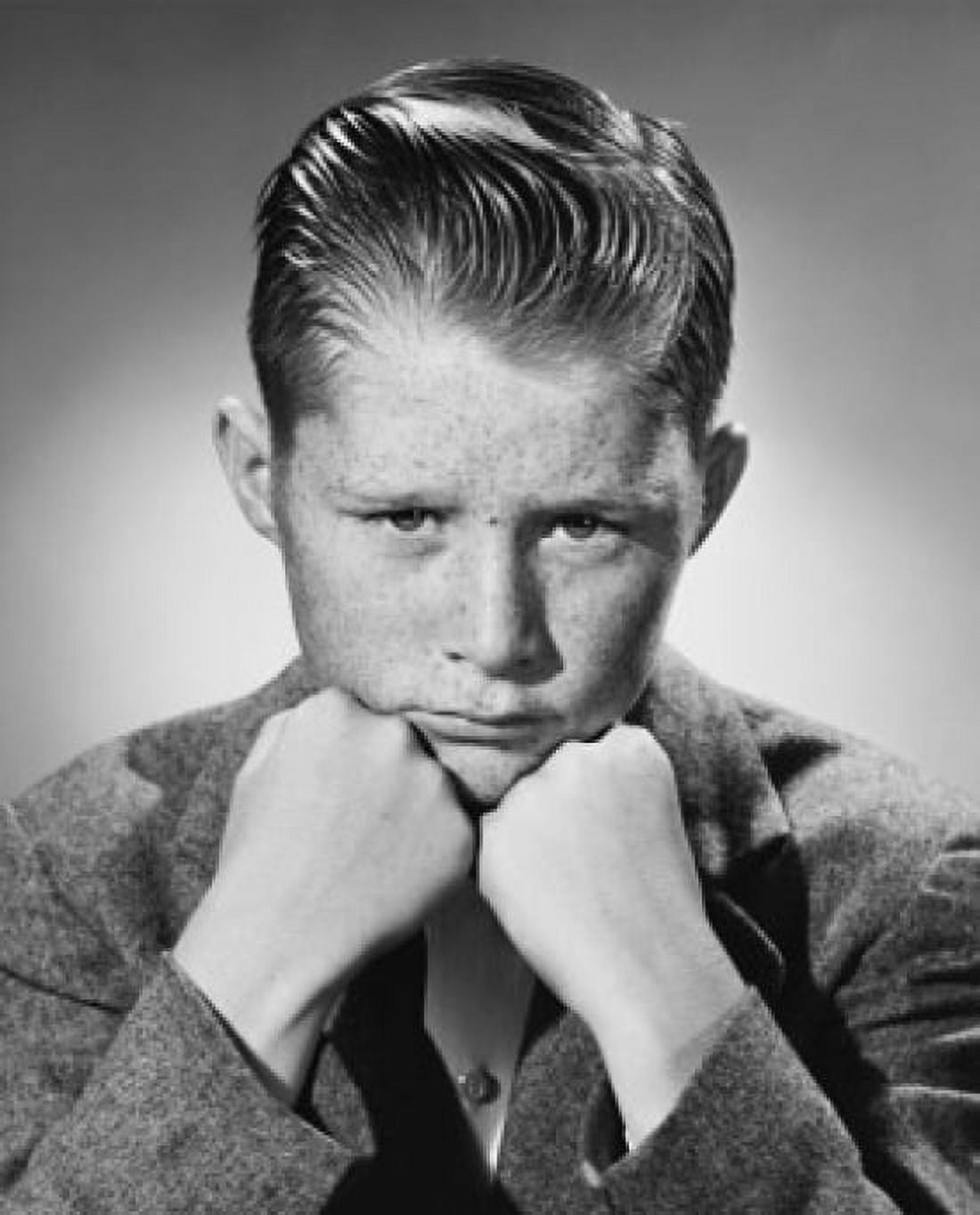 Portrait of a boy looking upset Canvas Art -  (24 x 36)