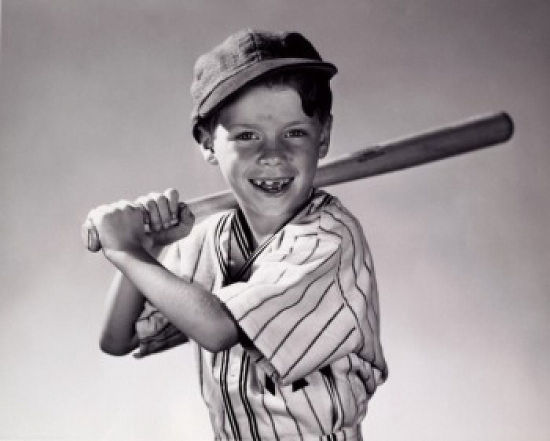 Portrait of a boy swinging a baseball bat Canvas Art - (18 x 24)