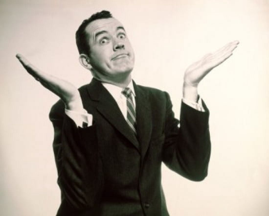 Portrait of a businessman gesturing Canvas Art - (18 x 24)