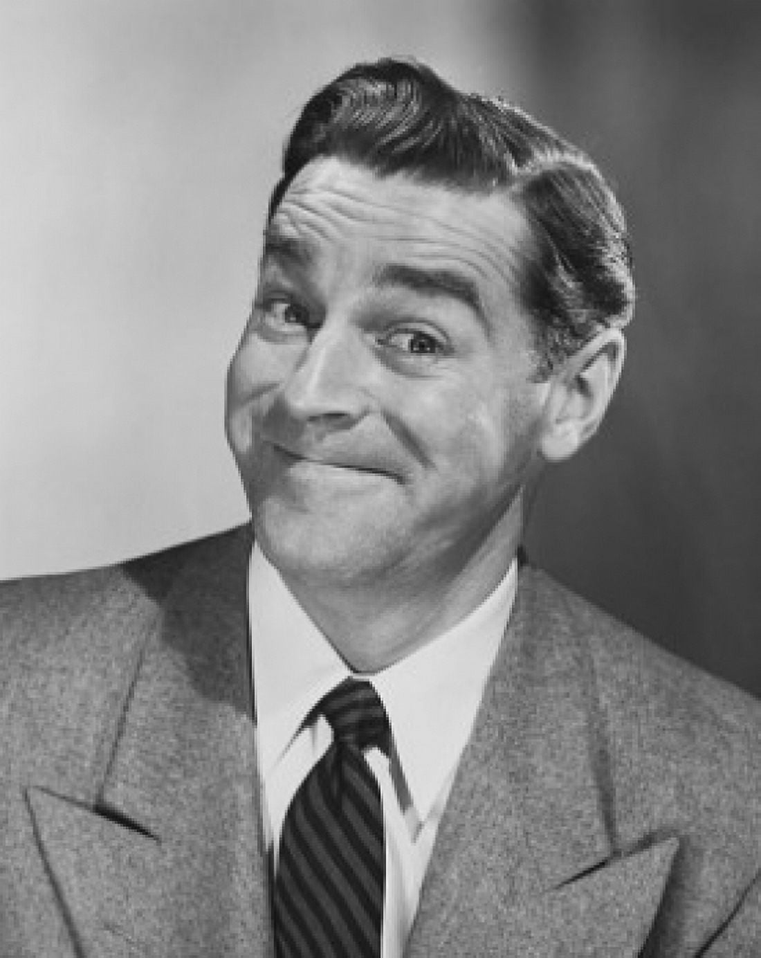 Portrait of a businessman grinning Canvas Art - (18 x 24)