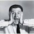 thumbnail image 1 of Portrait of a businessman looking shocked Poster Print (18 x 24), 1 of 4