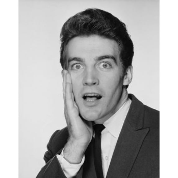 Portrait of a businessman looking surprised Poster Print (24 x 36)