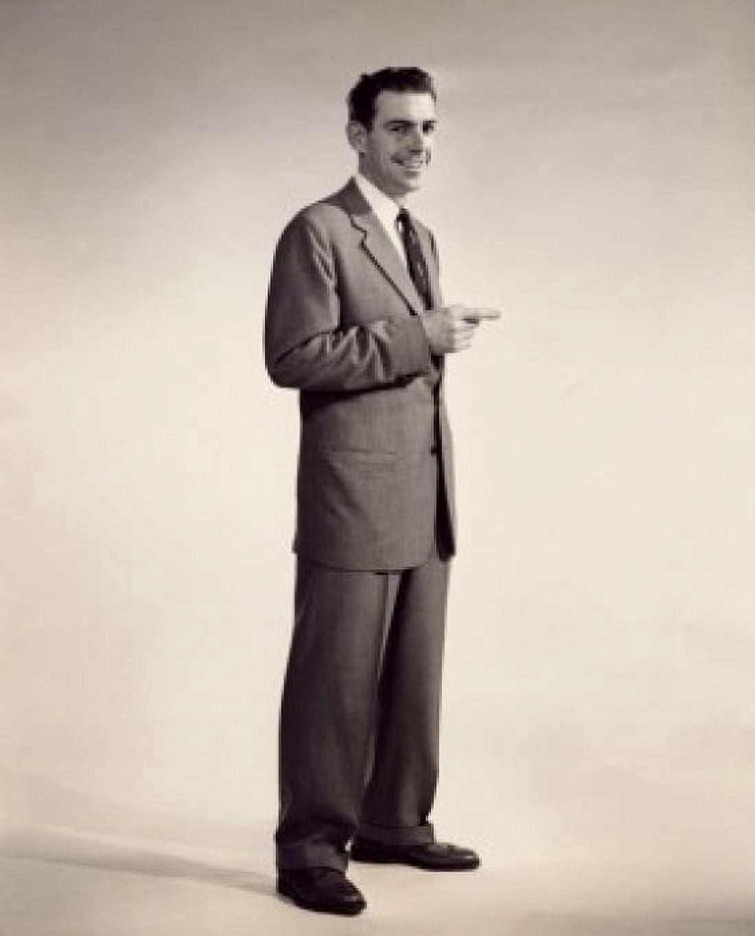 Portrait of a businessman pointing Canvas Art - (24 x 36)