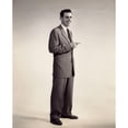 thumbnail image 1 of Portrait of a businessman pointing Poster Print (18 x 24), 1 of 4