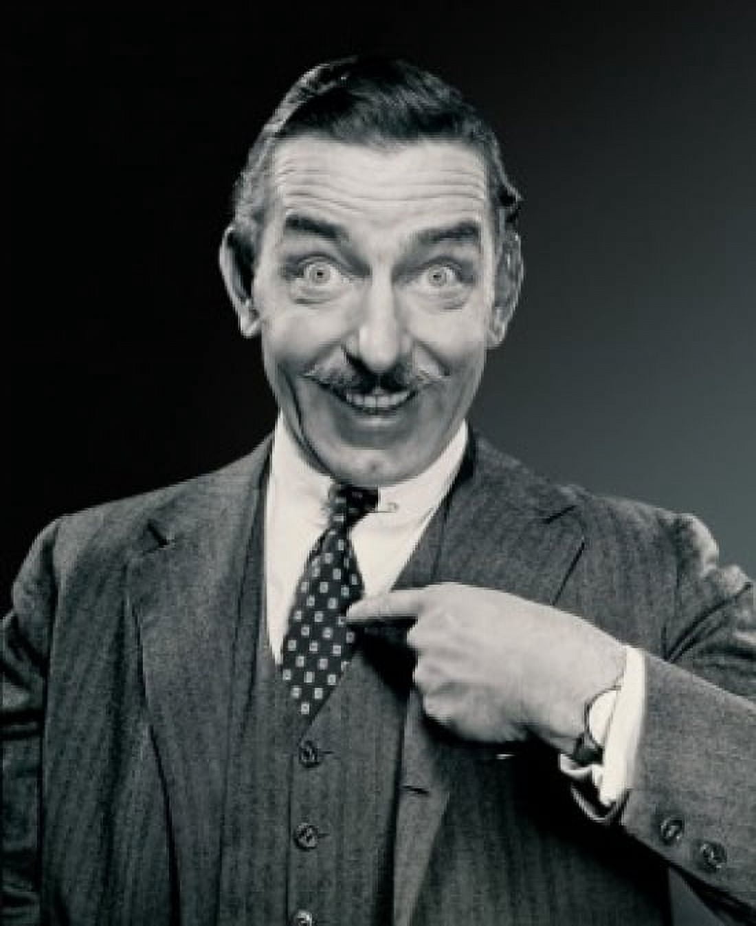 Portrait of a businessman pointing at himself Canvas Art - (18 x 24)