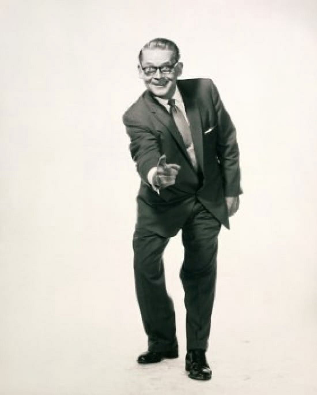 Portrait of a businessman pointing forward Canvas Art - (24 x 36)