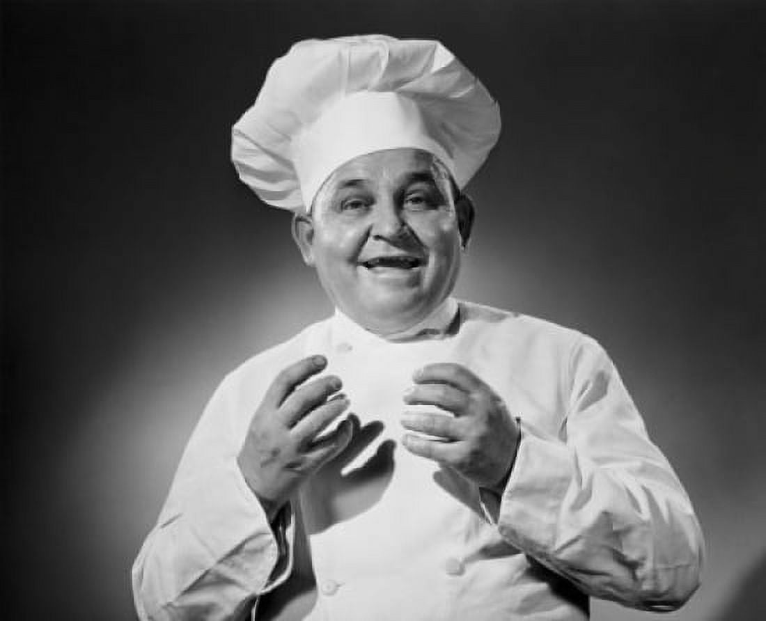 Portrait of a chef laughing Canvas Art - (18 x 24)