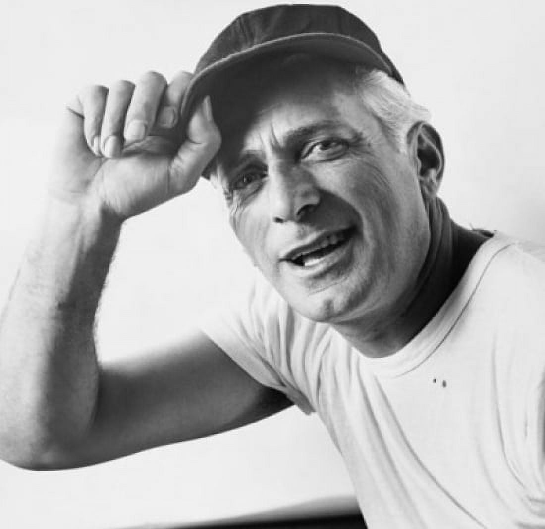 Portrait of a coach adjusting his cap and smiling Canvas Art - (18 x 24)
