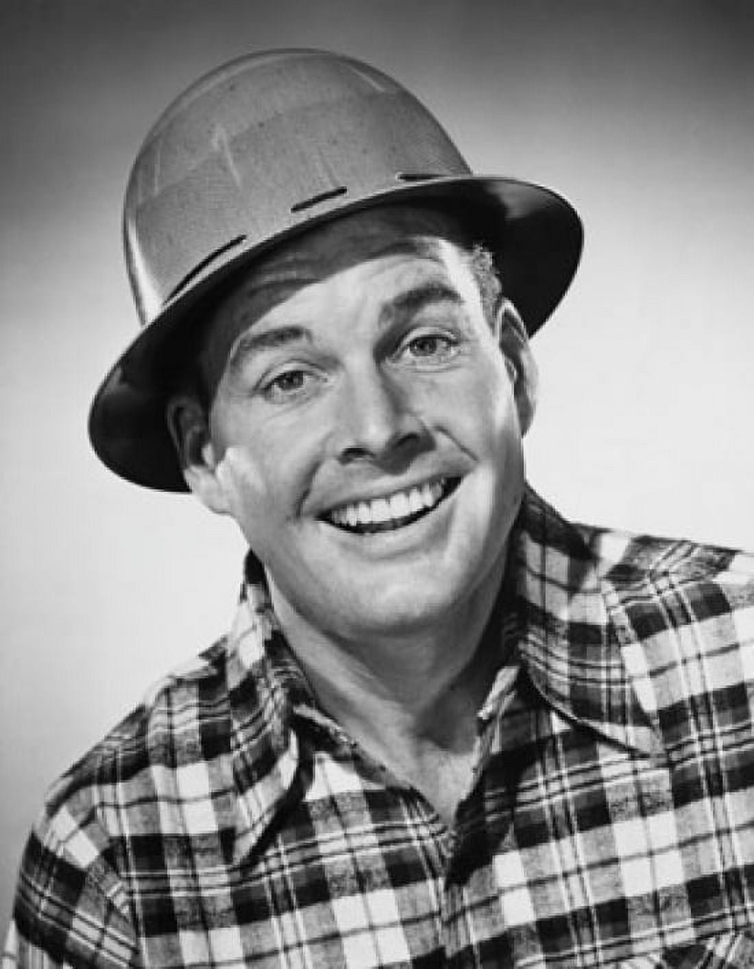 Portrait of a construction worker smiling Canvas Art - (24 x 36)