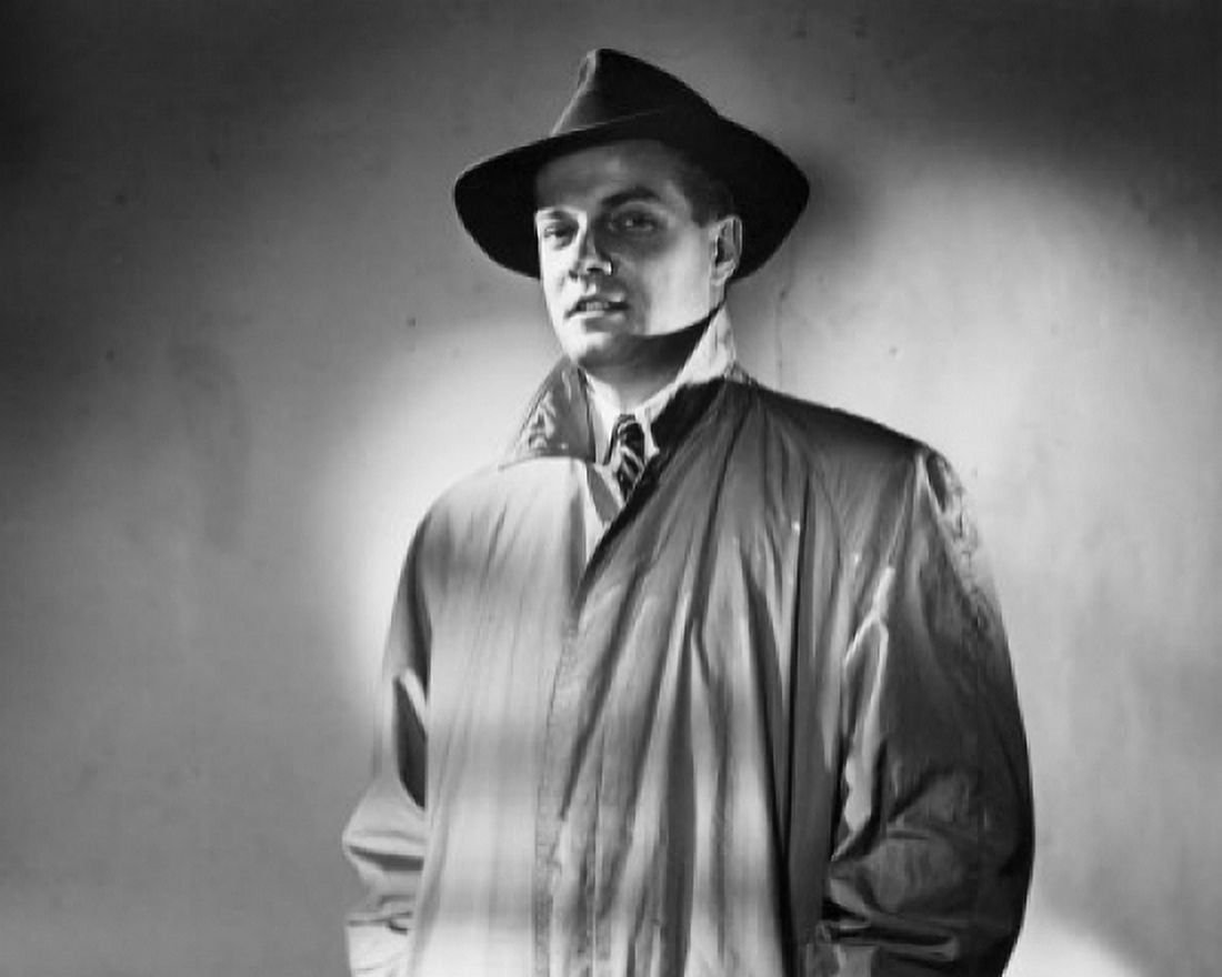 Portrait of a detective Canvas Art - (24 x 36)