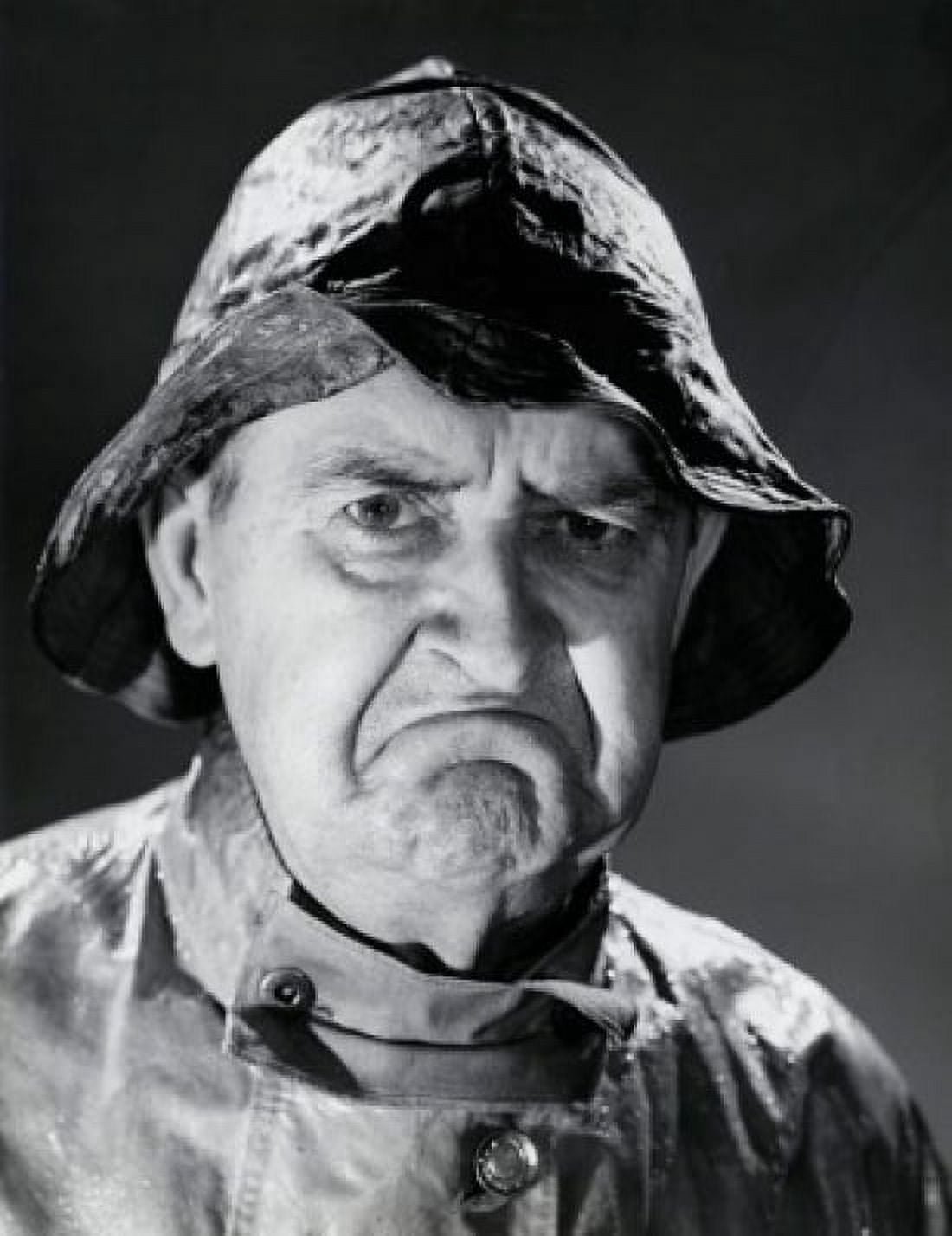 Portrait of a fisherman looking serious Canvas Art - (18 x 24)