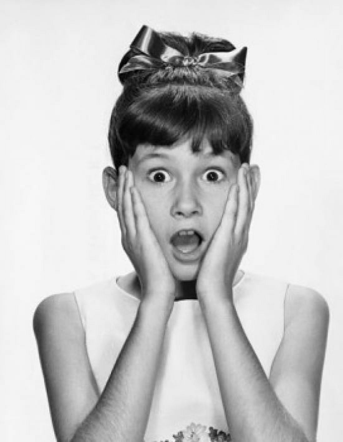 Portrait of a girl looking surprised Canvas Art - (24 x 36)