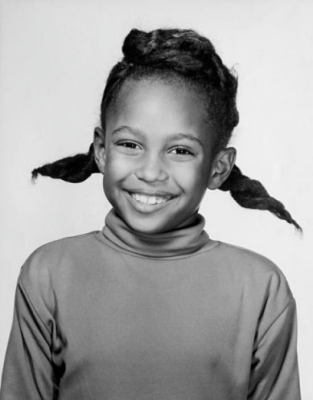 Portrait of a girl smiling Canvas Art - (24 x 36)