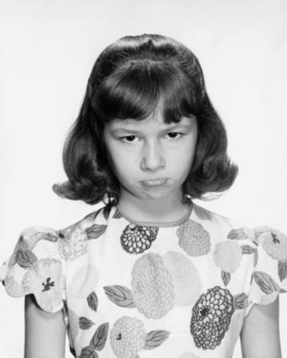 Portrait of a girl sulking Canvas Art -  (24 x 36)