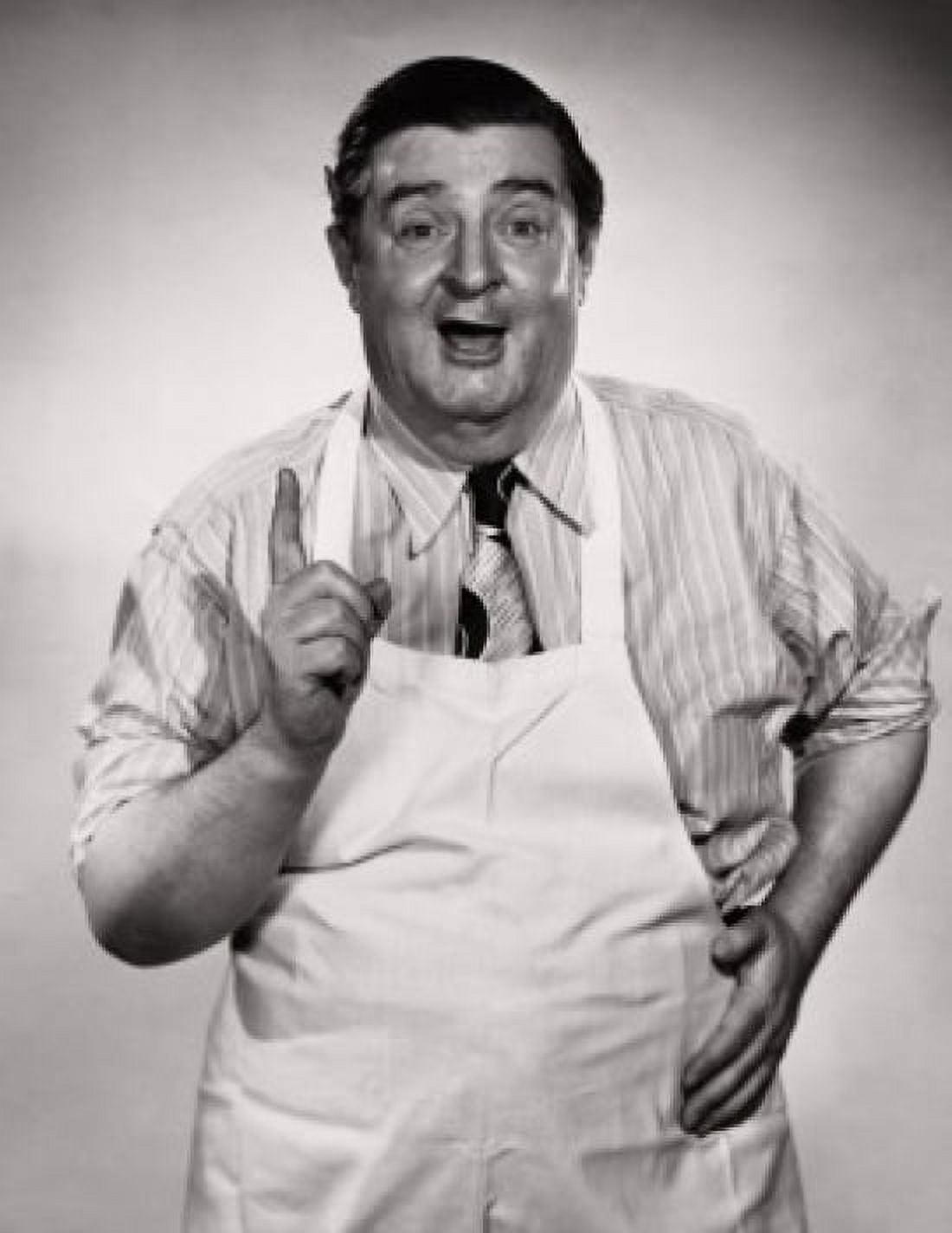 Portrait of a grocer gesturing Canvas Art - (18 x 24)
