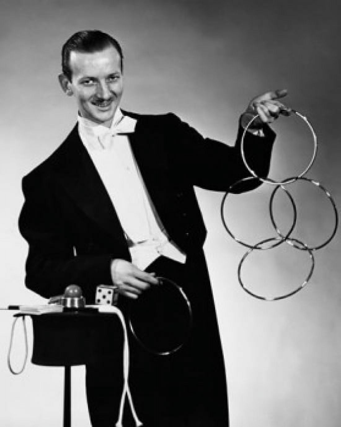 Portrait of a magician performing tricks Canvas Art - (18 x 24)