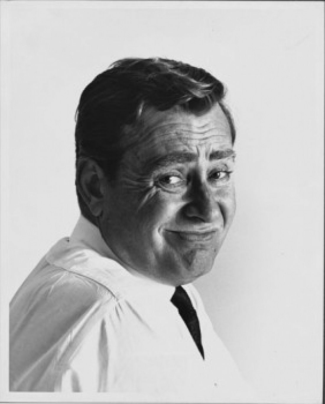 Portrait of a mature man smirking Canvas Art - (18 x 24)