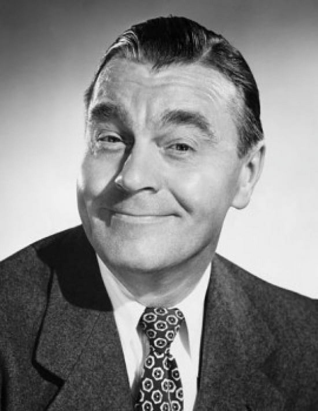 Portrait of a mature man smirking Canvas Art - (24 x 36)