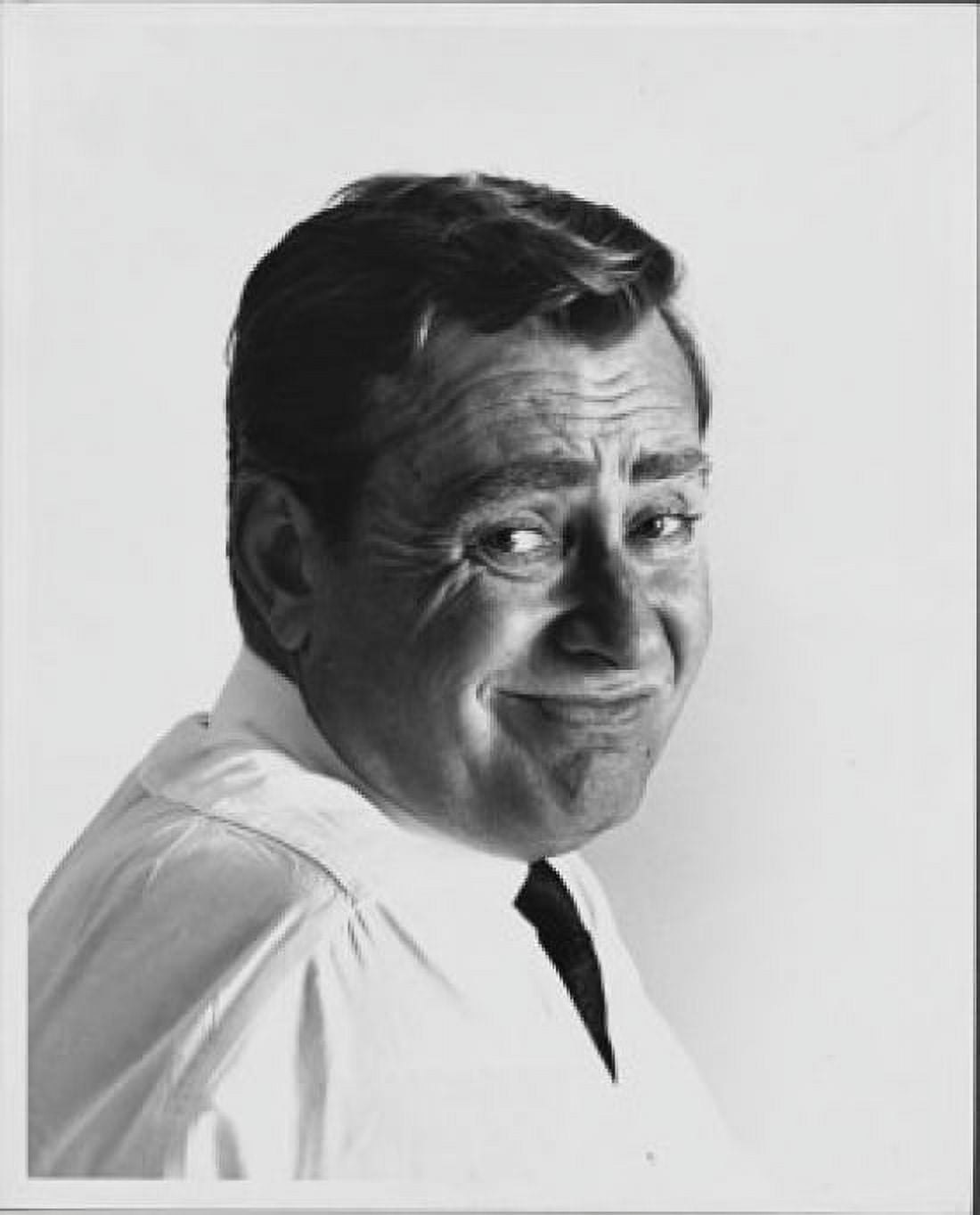 Portrait of a mature man smirking Canvas Art - (24 x 36)