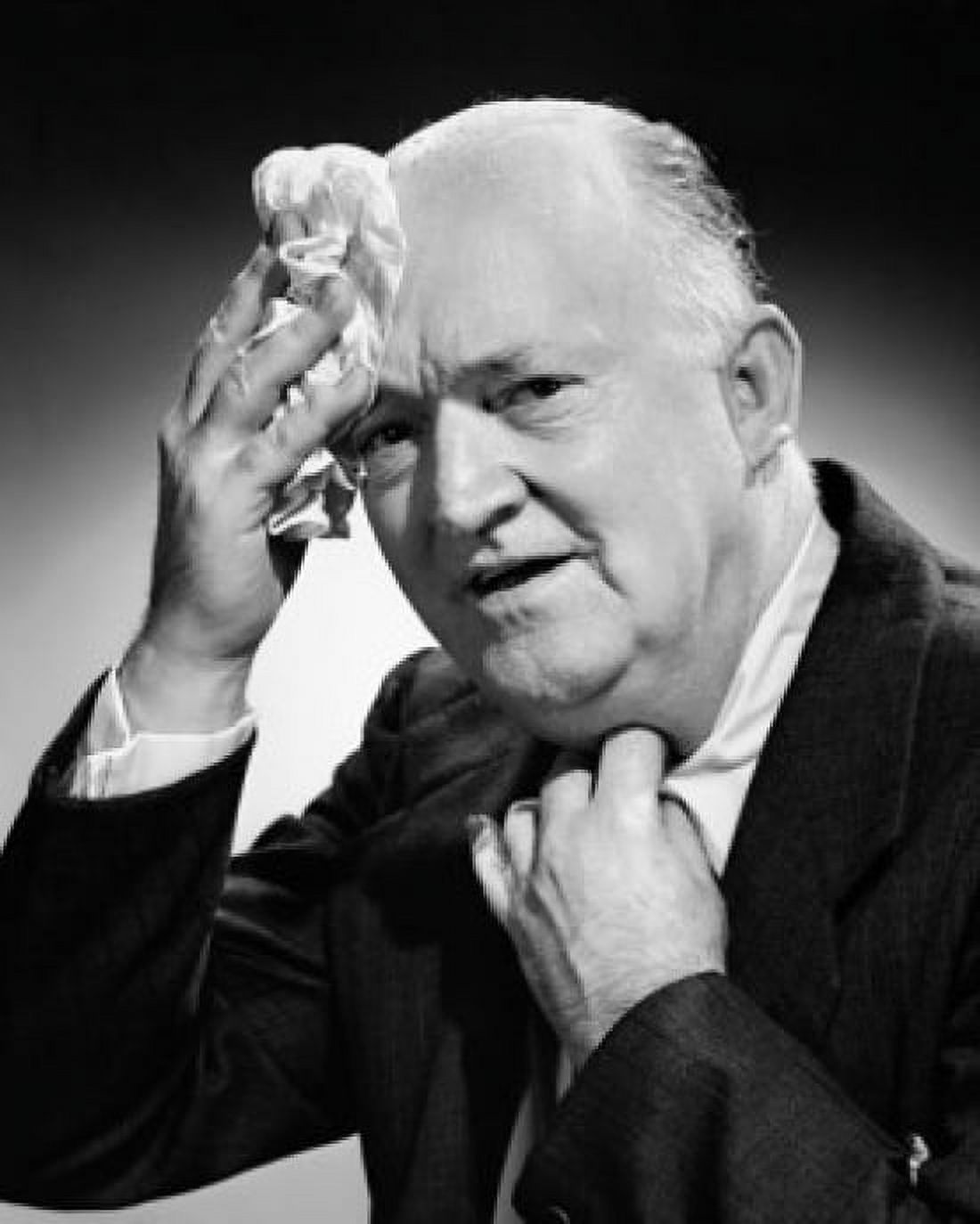 Portrait of a mature man suffering from a headache Canvas Art - (24 x 36)