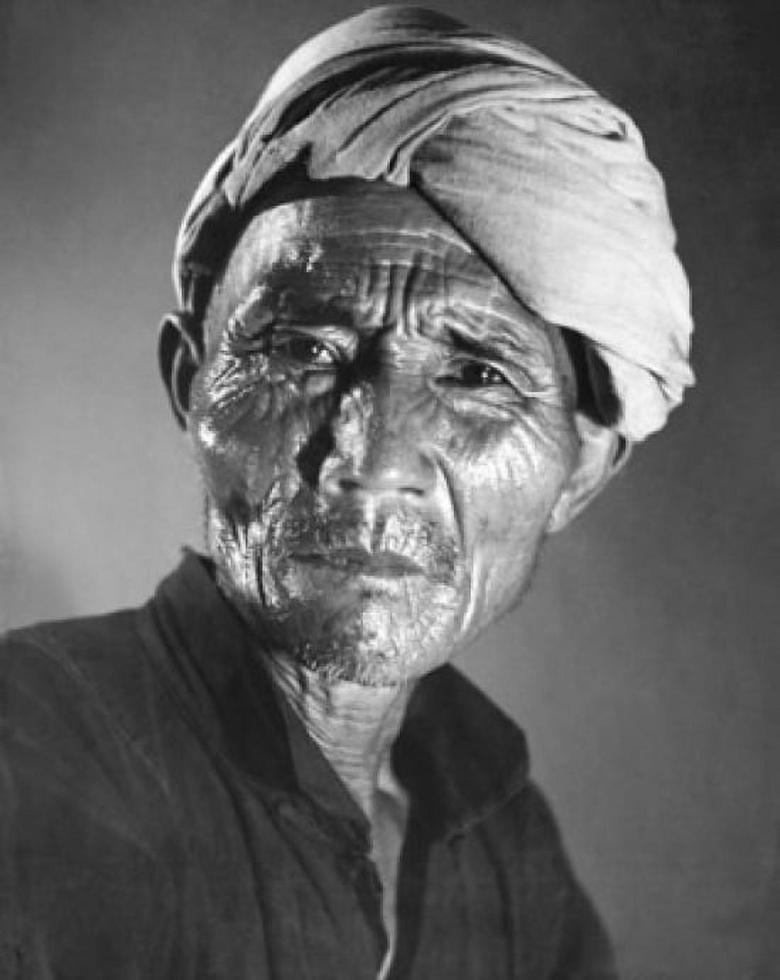 Portrait of a mature man thinking Canvas Art - (18 x 24)
