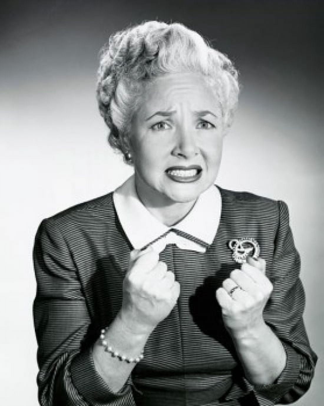 Portrait of a mature woman grimacing Canvas Art - (24 x 36)