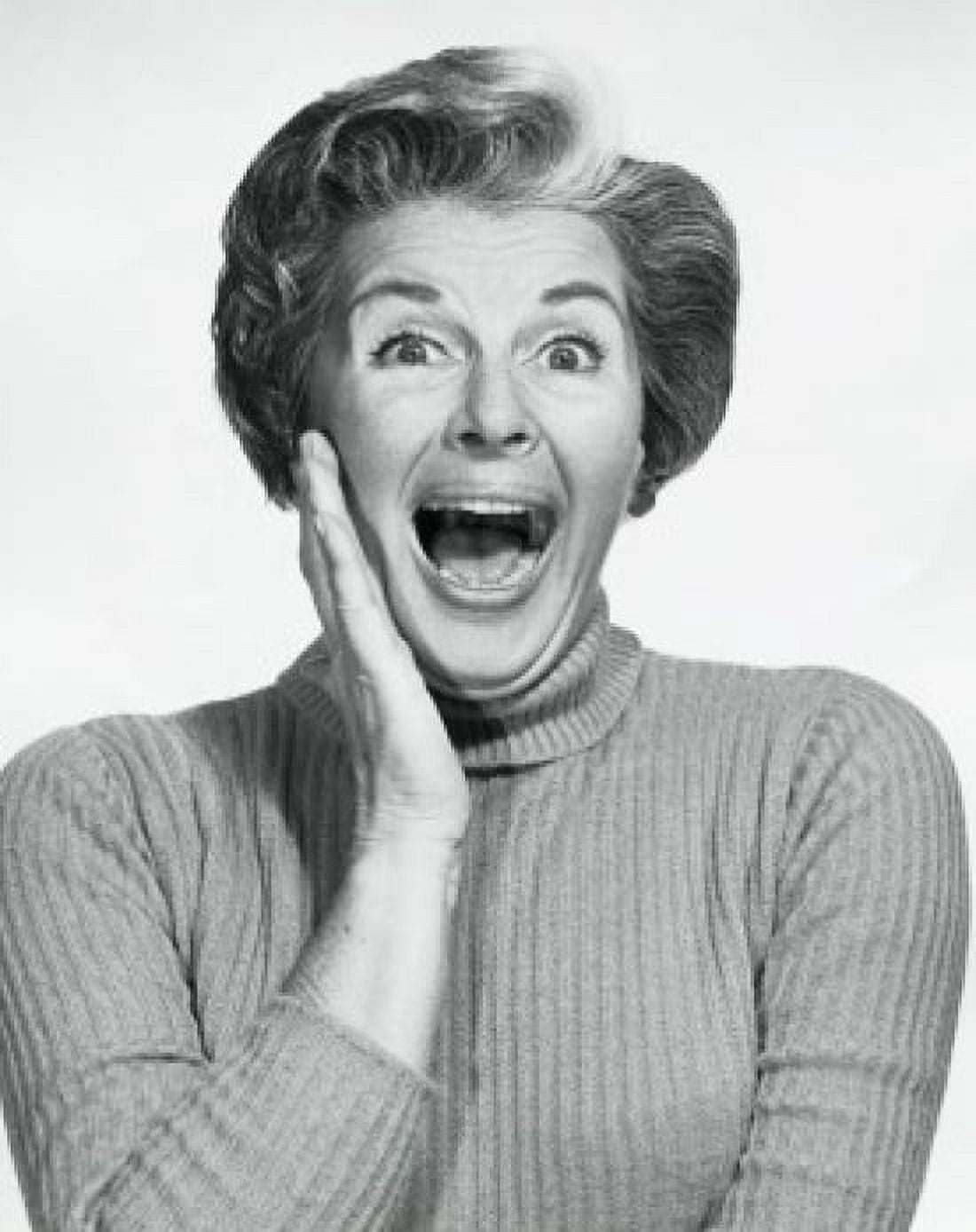 Portrait of a mature woman laughing Canvas Art - (24 x 36)