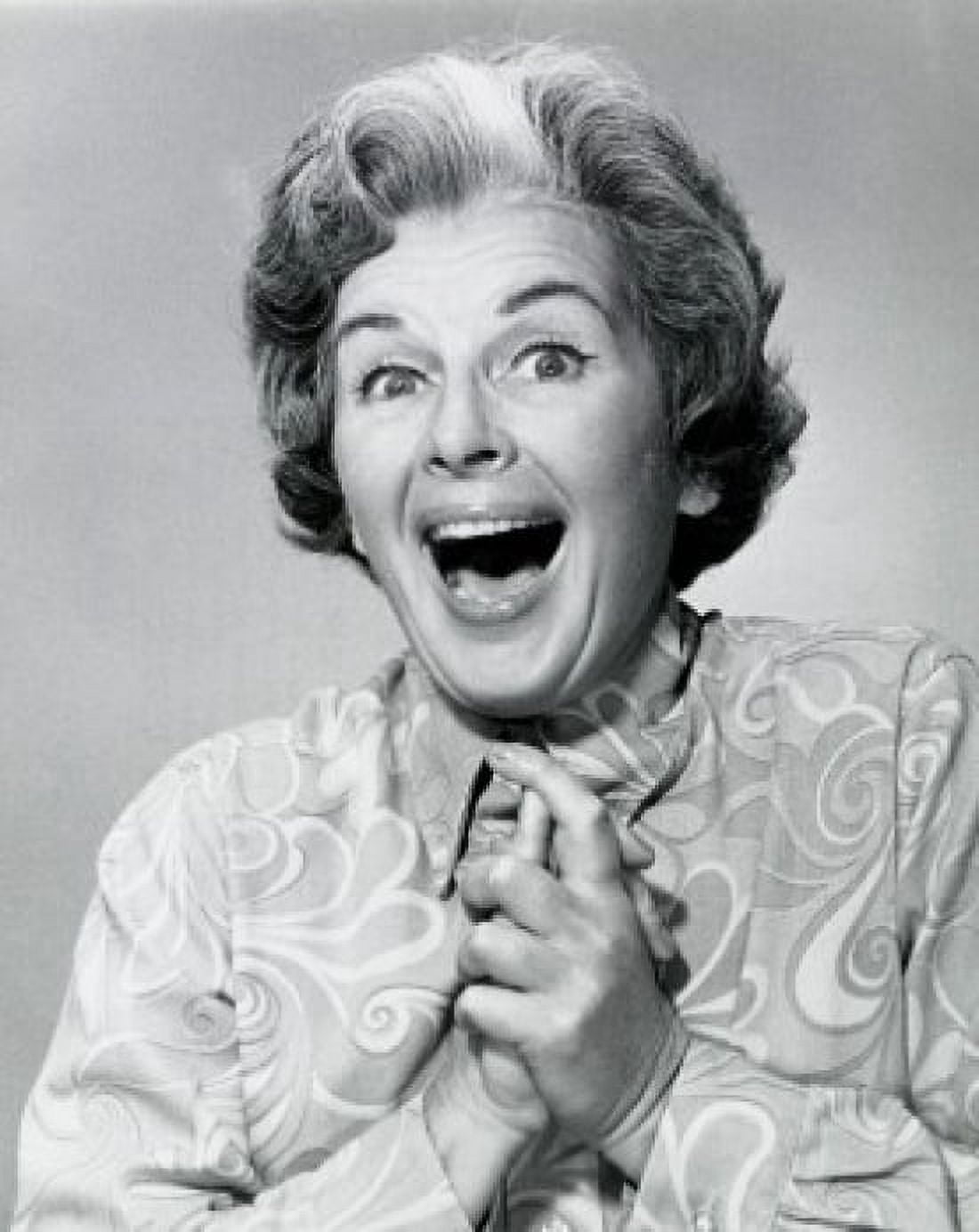 Portrait of a mature woman looking surprised Canvas Art - (18 x 24)