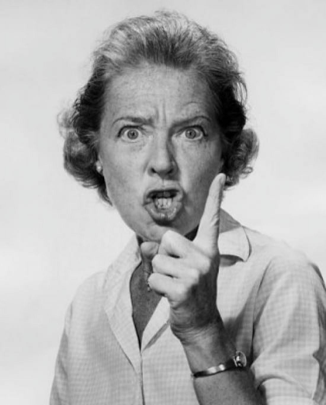 Portrait of a mature woman scolding Canvas Art - (24 x 36)
