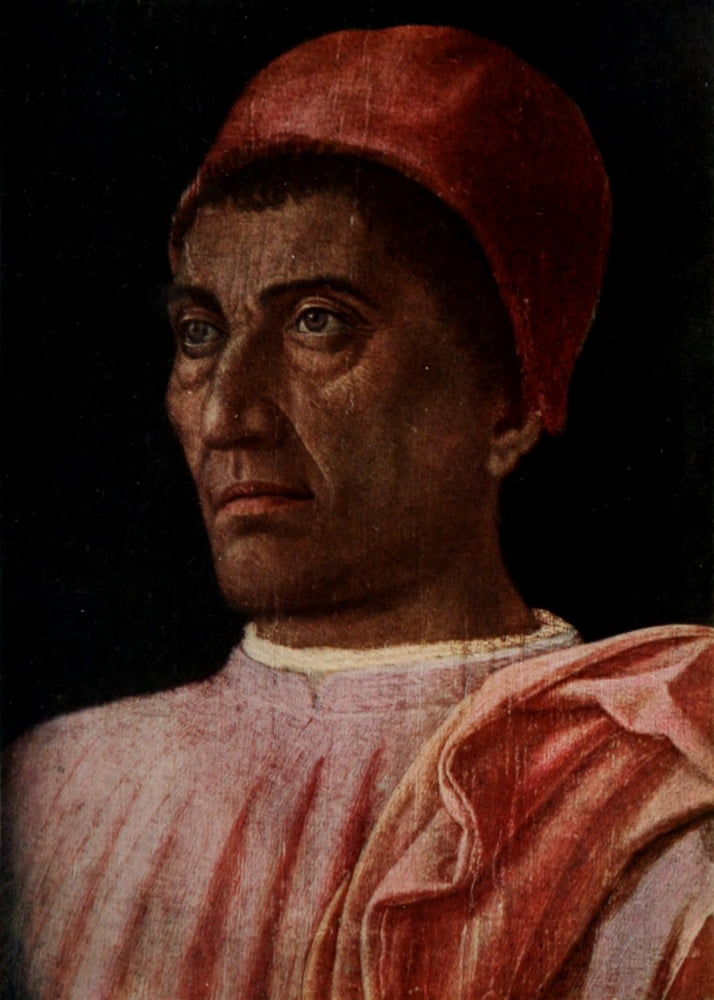Portrait of a member of the Gonzaga family Canvas Art - Andrea Mantegna (24 x 36)