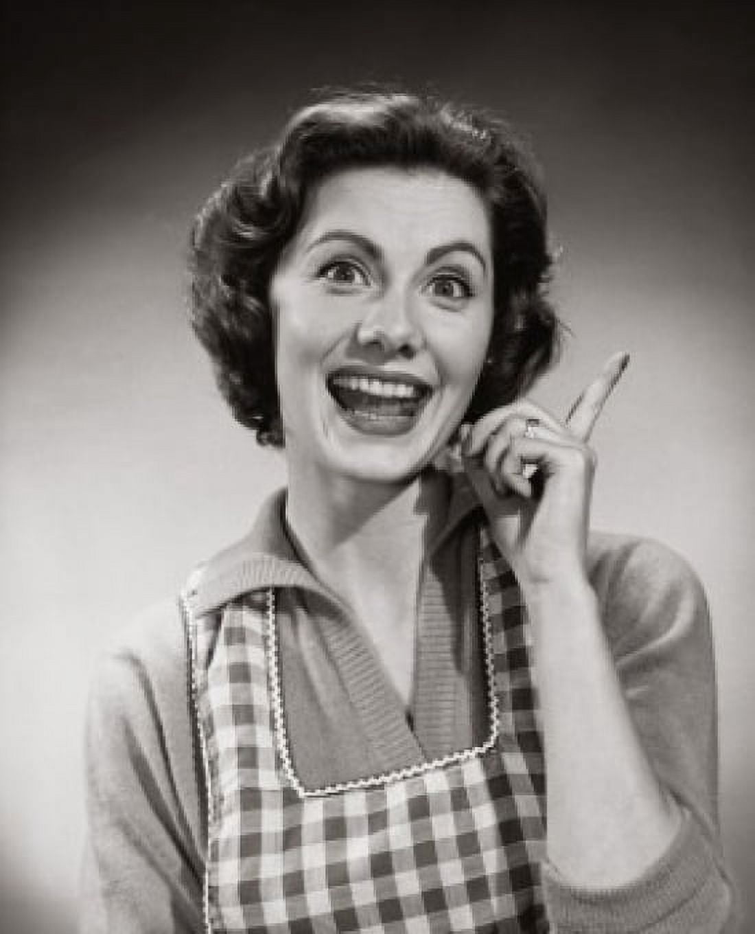 Portrait of a mid adult woman pointing Canvas Art - (24 x 36)