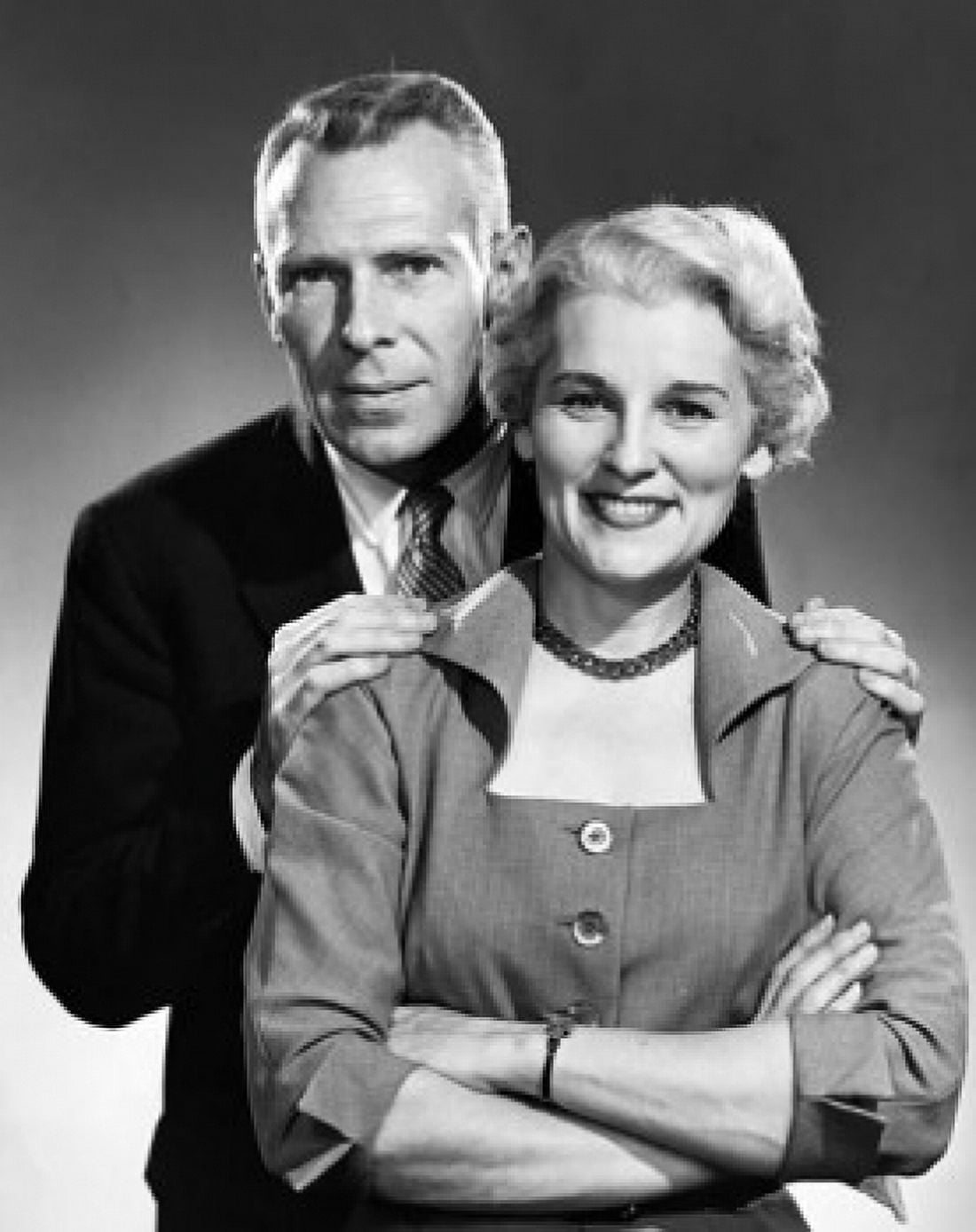 Portrait of a senior couple Canvas Art - (24 x 36)