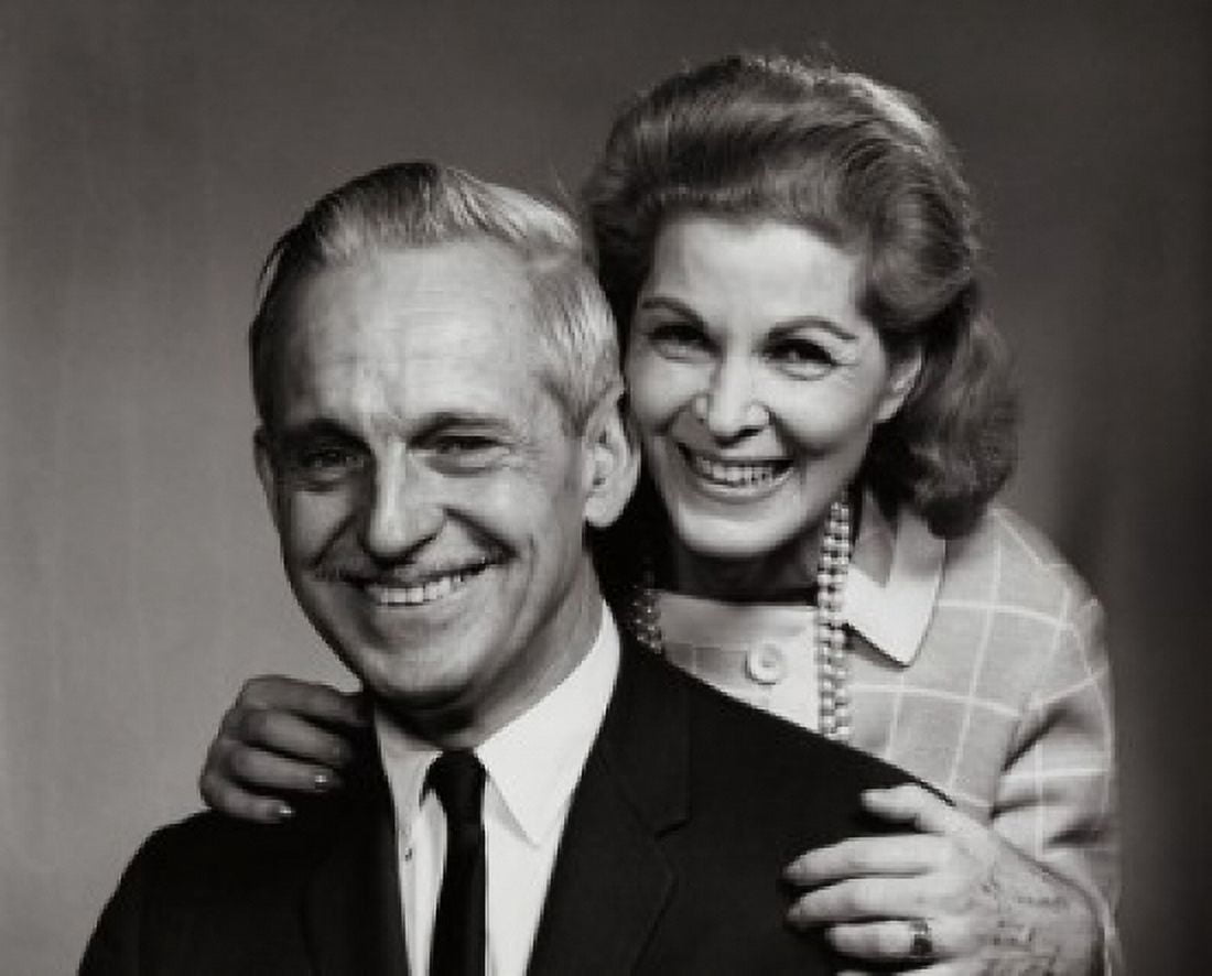 Portrait of a senior couple smiling Canvas Art - (18 x 24)