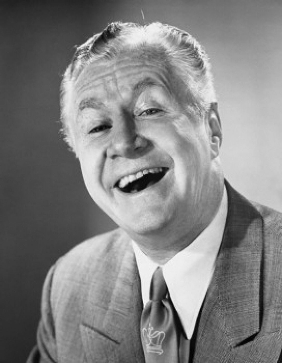 Portrait of a senior man laughing Canvas Art - (18 x 24)