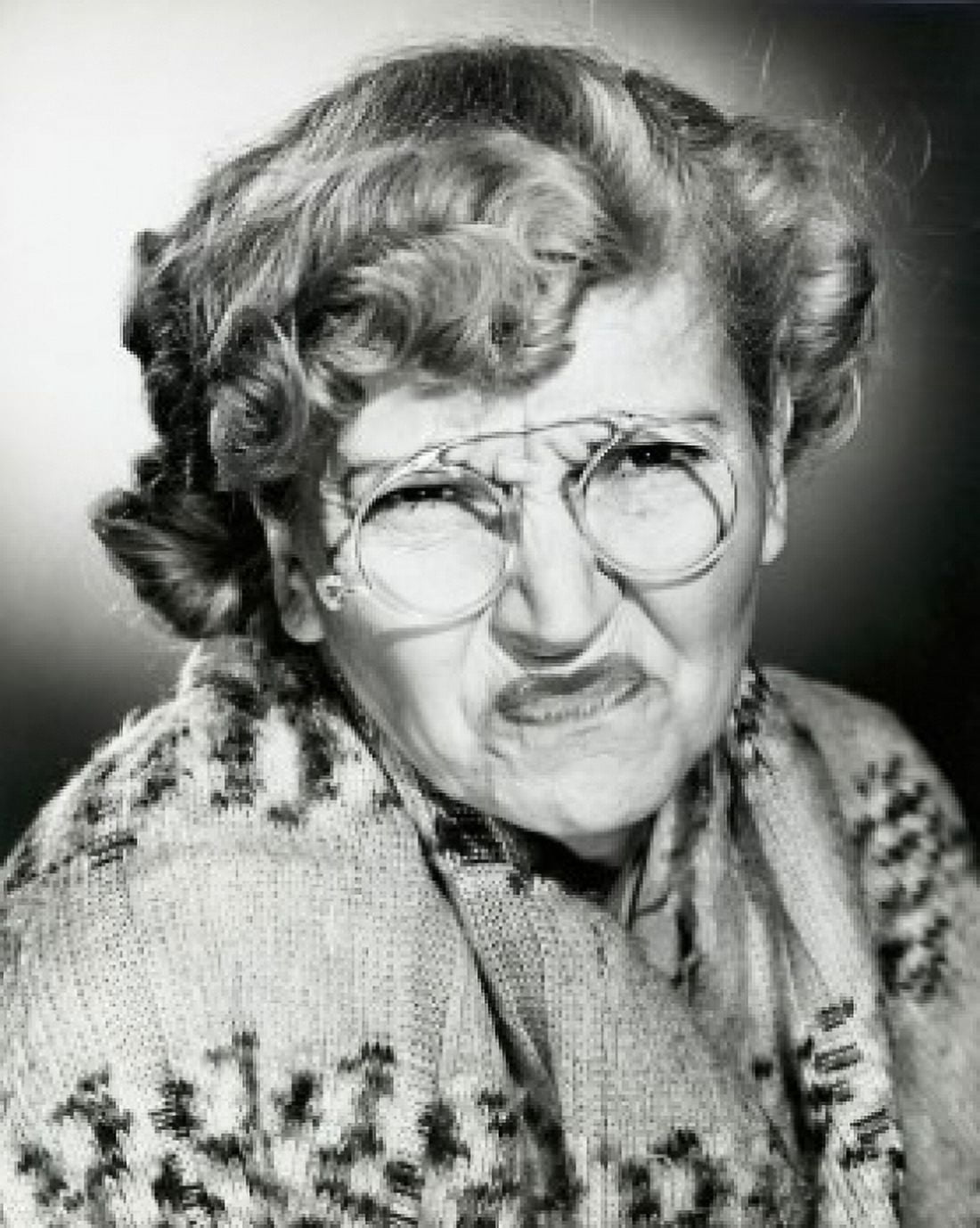 Portrait of a senior woman making a face Canvas Art - (24 x 36)