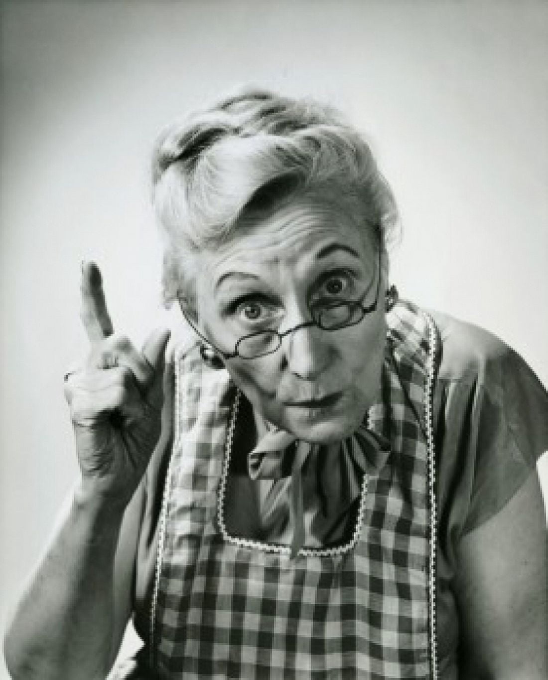 Portrait of a senior woman pointing Canvas Art - (18 x 24)