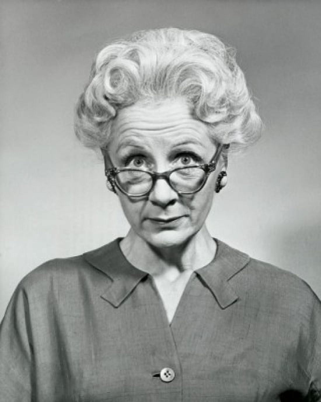 Portrait of a senior woman staring Canvas Art - (24 x 36)