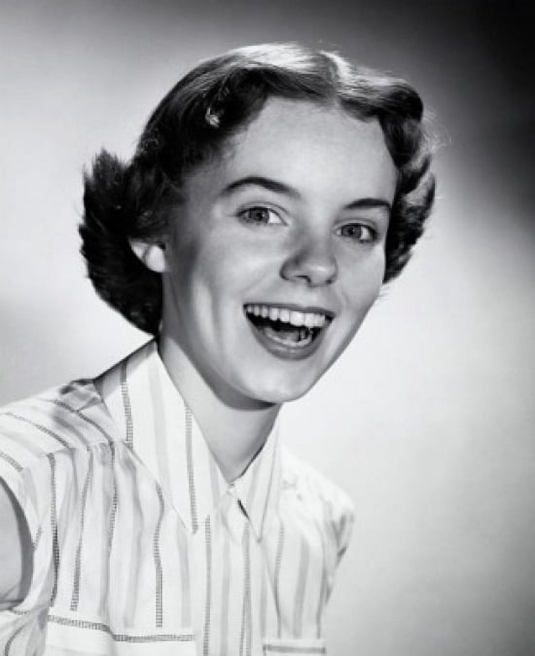 Portrait of a teenage girl laughing Canvas Art - (18 x 24)