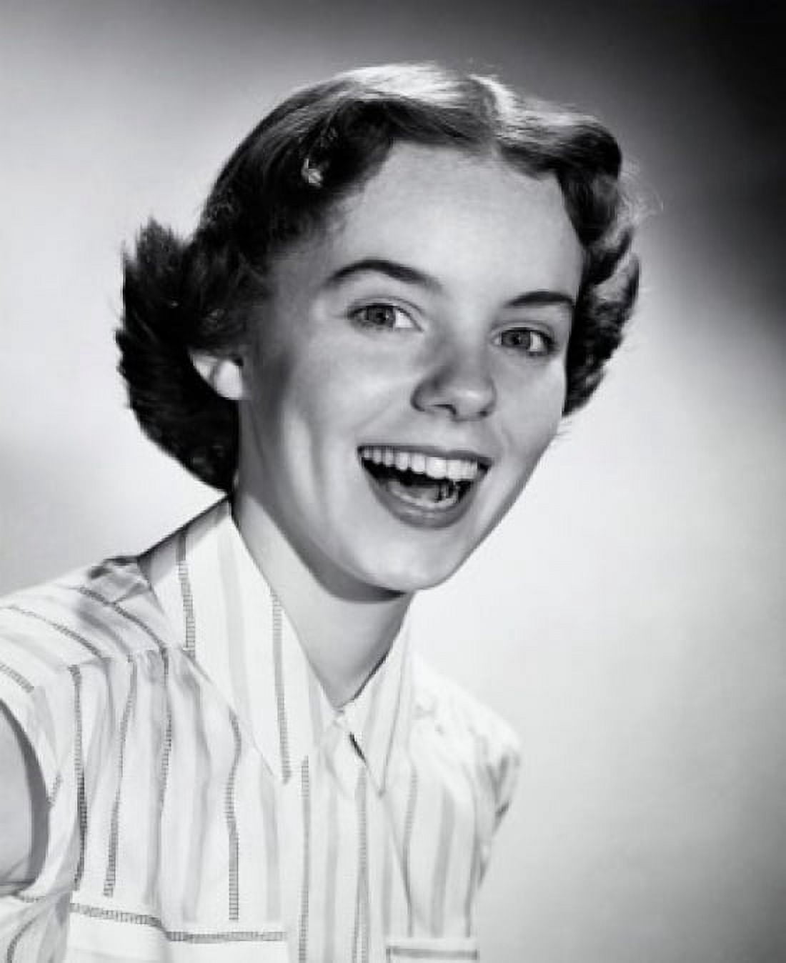 Portrait of a teenage girl laughing Canvas Art - (24 x 36)