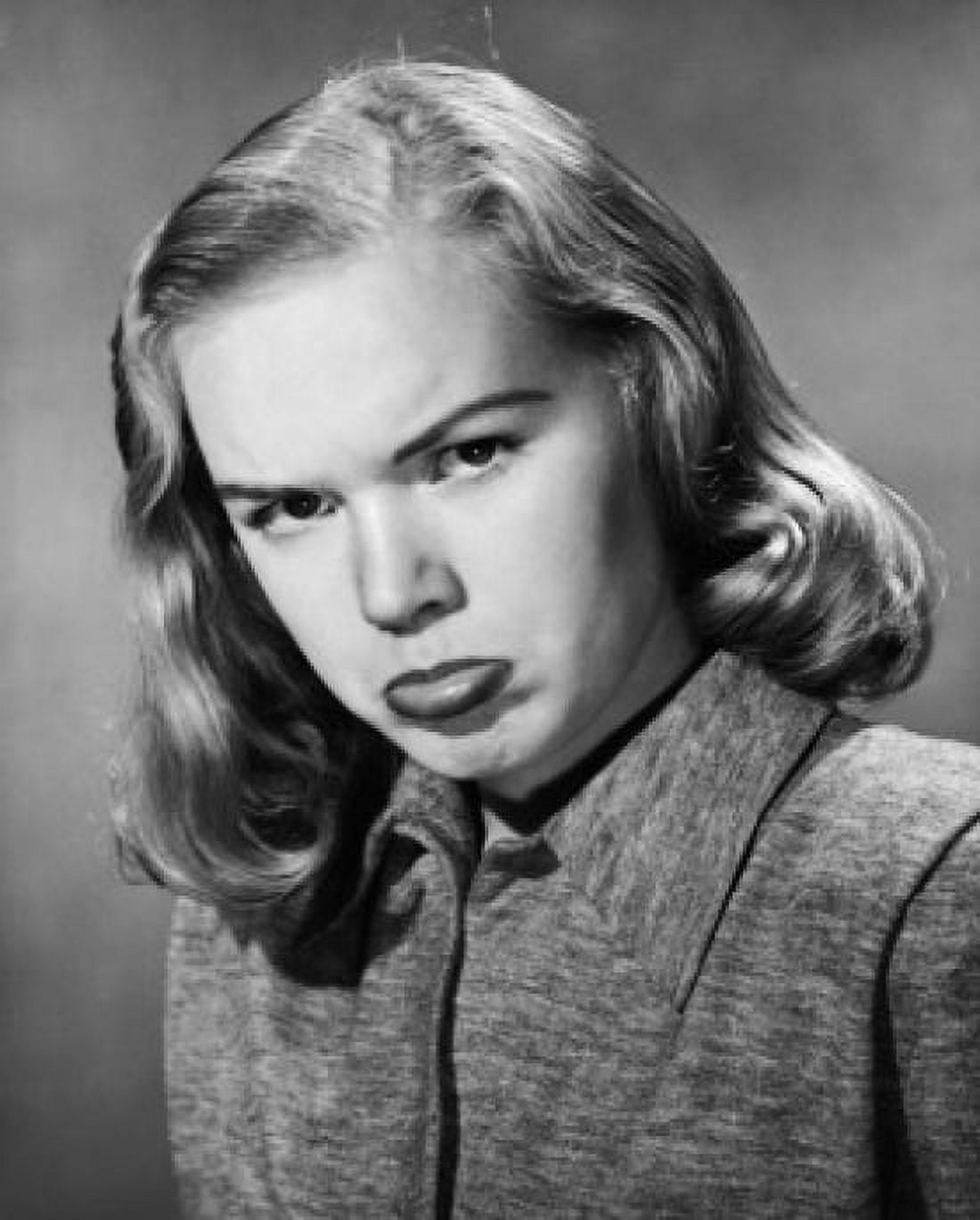 Portrait of a young woman frowning Canvas Art - (24 x 36)