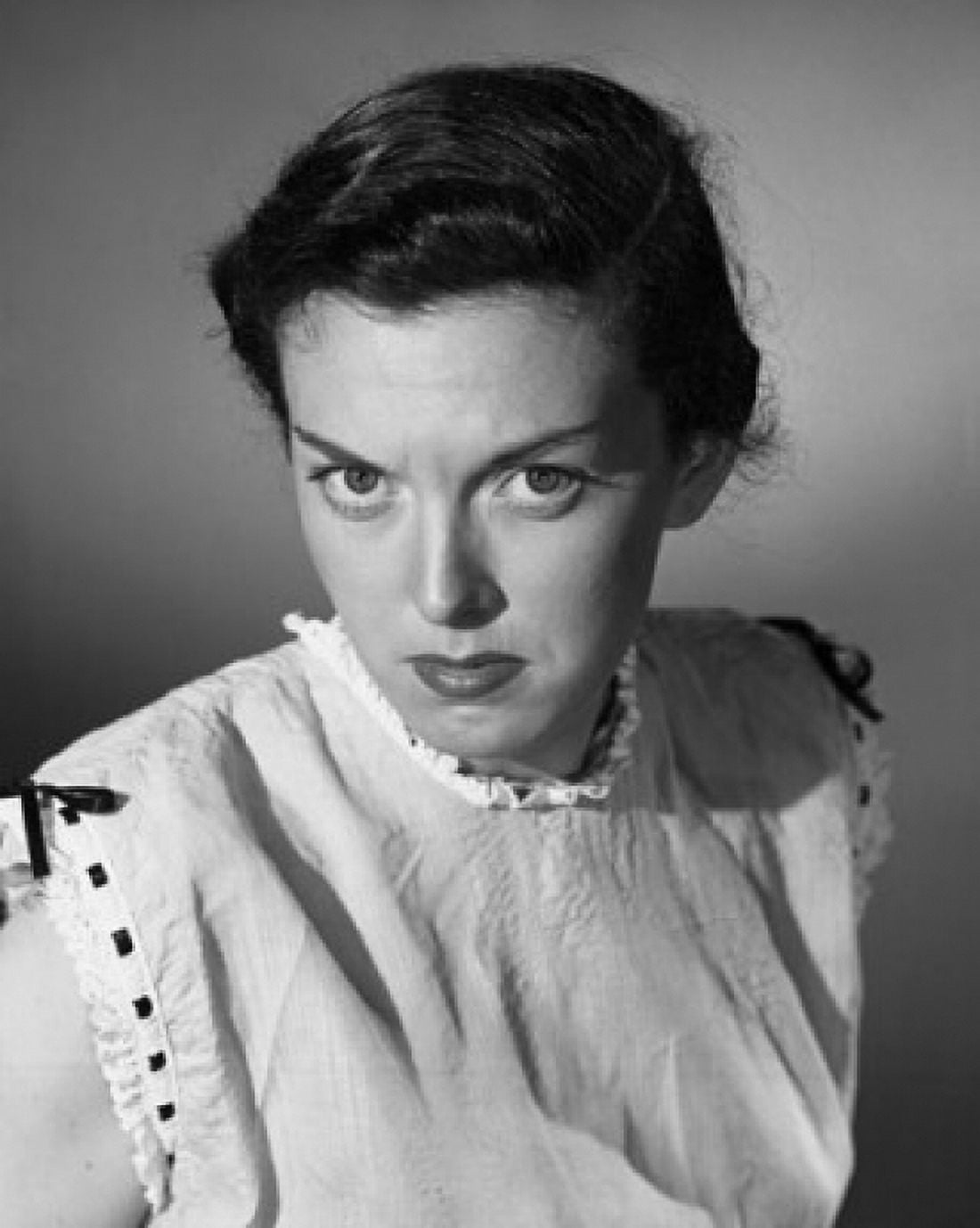 Portrait of a young woman frowning Canvas Art - (24 x 36)