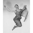 thumbnail image 1 of Portrait of a young woman in mid-air Poster Print (24 x 36), 1 of 4