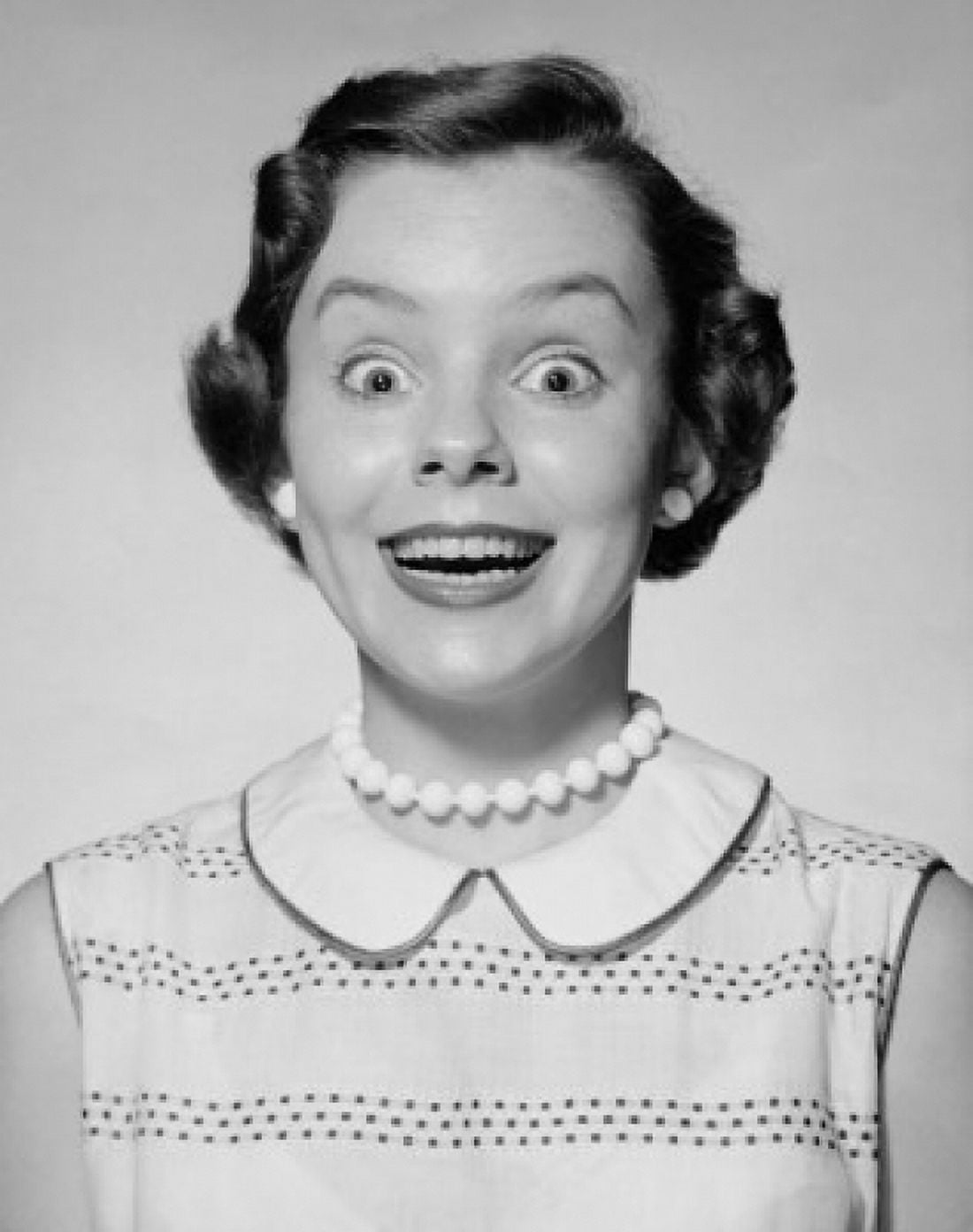 Portrait of a young woman looking surprised Canvas Art - (18 x 24)
