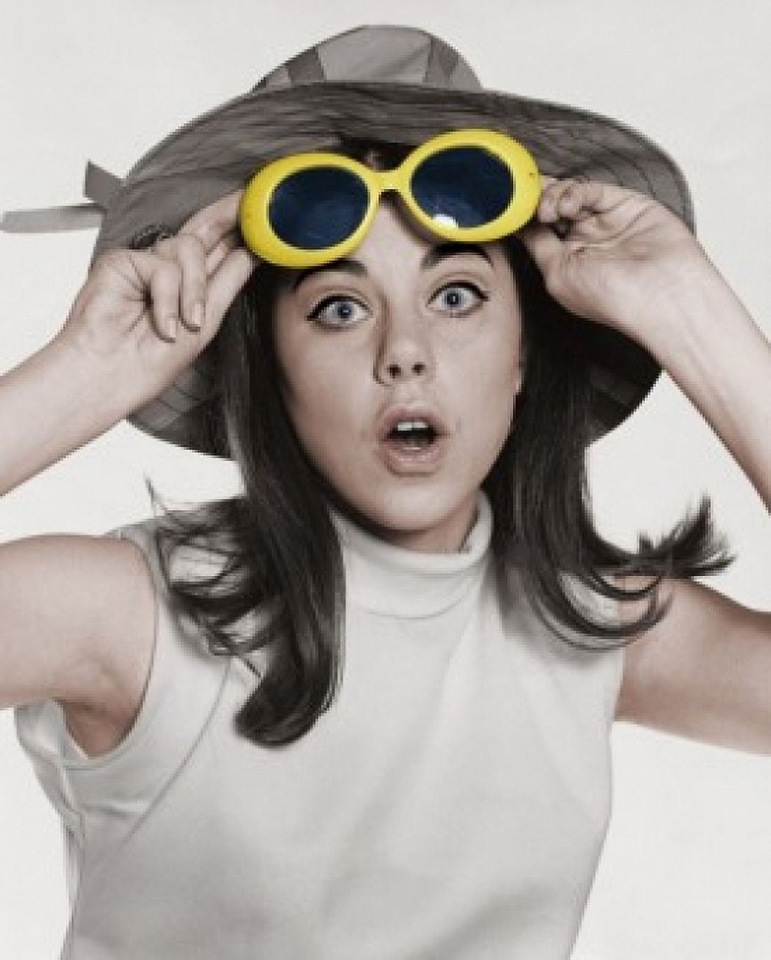Portrait of a young woman looking surprised Canvas Art - (24 x 36)