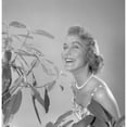 thumbnail image 1 of Portrait of a young woman smiling Poster Print (18 x 24), 1 of 4